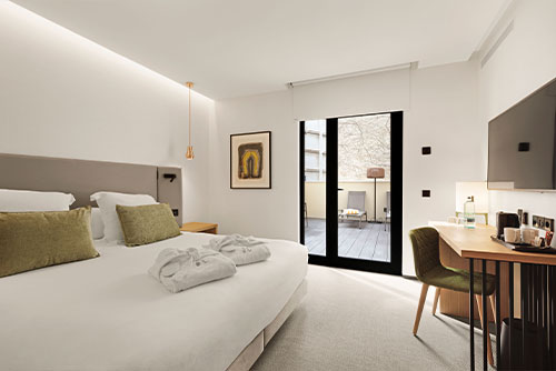 Double rooms with terrace