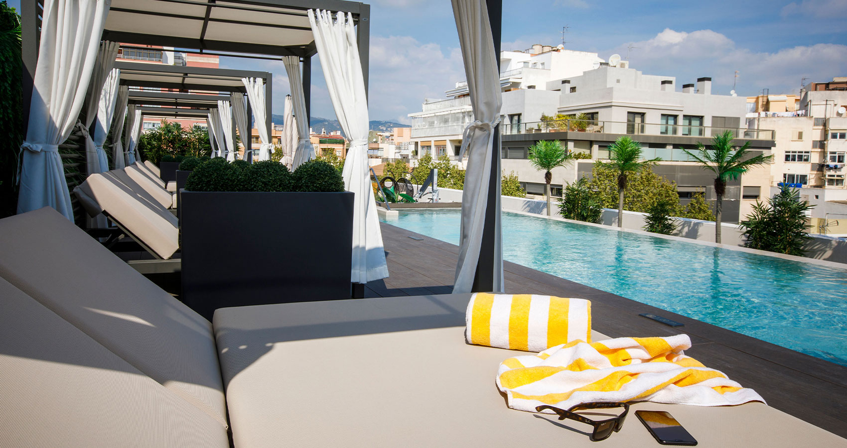 Piscina en el Roof Top